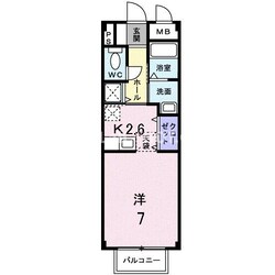 カサブランカ伊藤の物件間取画像